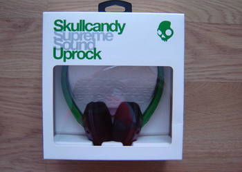 Słuchawki przewodowe Skullcandy Uprock Supreme Sound green Hama nowe