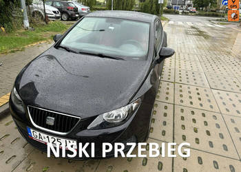 Seat Ibiza Benz, symboliczny przebieg, duże dotykowe radio, przyciemnione …