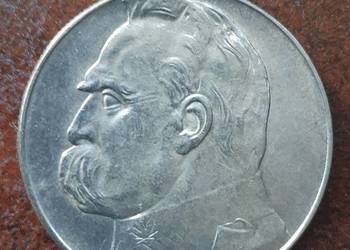 II RP - Moneta 10 zł - Józef Piłsudski - 1939r rzadka stan1-