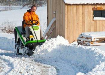 Traktorek odśnieżarka kosiarka z koszem Wolf Garden A80H