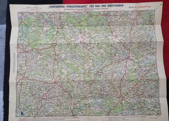 ( 291 ) Niemiecka mapa wschodniej cz. Polski