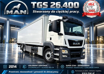 MAN MAN TGS 26.400 MAN TGS 26.400 / KONTENER + IZOTERMA / 24 EUROPALET / D…