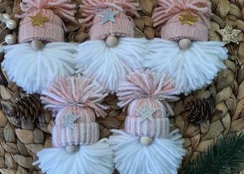 Zestaw ozdób choinkowych, bombka, święta, rękodzieło