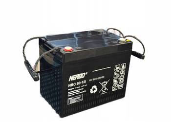 Akumulator NERBO AGM 12V 80Ah NBC L+ 80-12i