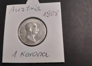 moneta srebrna Austrii z 1908r