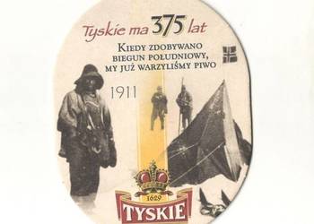 Tyskie - podstawka do piwa. Nr . 44.
