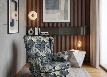 Fotel Uszak Wzorzysty Astoria, Różne Kolory, Dostawa 0zł!