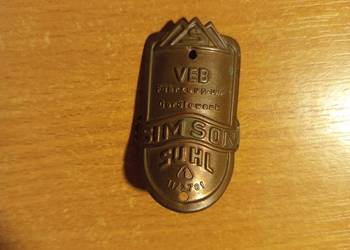 Tabliczka Simson suhl