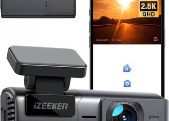Kamera samochodowa 2,5K WiFi Dashcam, mini kamera samochodowa