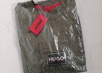 Bluza męska bawełniana Hugo Boss - zielona, rozmiar XL regular fit