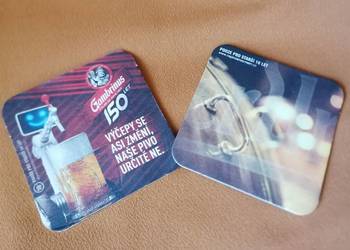 Podkładki kolekcja pod szklanki,piwo Pilsner,Gambrinus Podkładki kolekcja pod szklanki,piwo Pilsner,Gambrinus