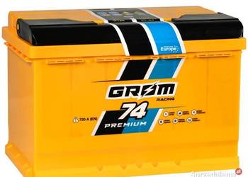 Akumulator 74Ah 720A Grom Racing Niski