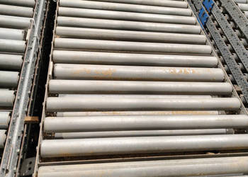 Przenośnik rolkowy BITO 26 mb systemowy ocynkowany do transportu palet, ka…