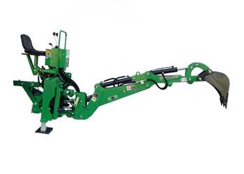 Koparka do ciągnika BHMS 175 + przesuw boczny i własną pompą hydrauliczną R