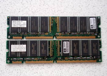 Pamięć RAM 2 x 128 MB
