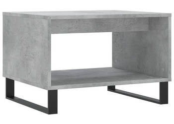 Stolik kawowy szarość betonu 60x50x40 cm WM-829264