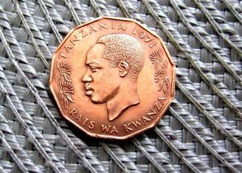 Tanzania 5 Senti 1971r - Ładna