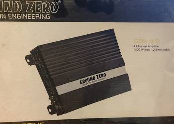 Wzmacniacz Ground Zero GZRA 4HD - Nowy