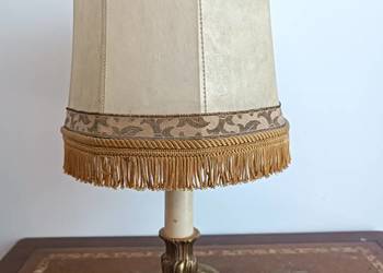Lampa nocna brąz Lucien Gau Paris
