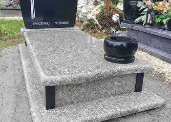 nagrobek pojedynczy brąz królewski / szwed z donicą nr.343