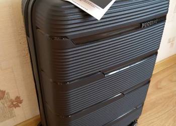 NOWA Walizka mała kabinowa 35L podróżna turystyczna na kółkach CZARNA