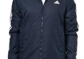 kurtka adidas M essentials insulated hooded granatowa zimowa