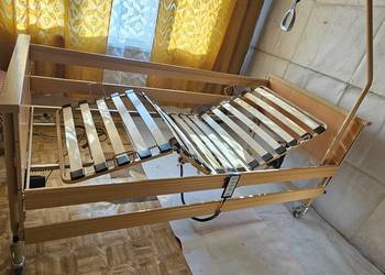 Łóżko pielęgnacyjne ortopedyczne Burmeier Dali II+Materac Składane Pilot