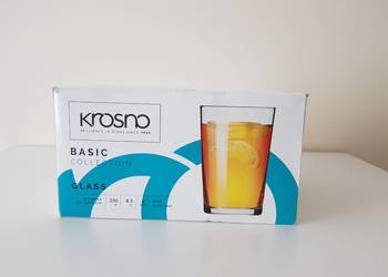 Nowe Szklanki  Basic 250 ml 6 sztuk KROSNO
