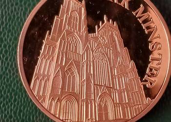 Medal-Numizmat W. Brytania York Minster - Lustrzany