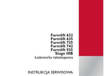 Case Farmlift 632 635 735 742 935 Stage IIIB Ładowarka teleskopowa instrukc