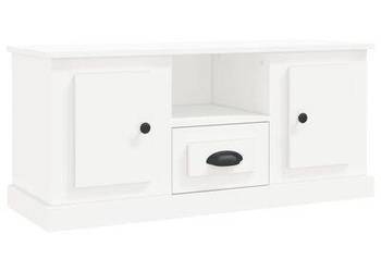 vidaXL Szafka pod TV, biała, 100x35,5x45 cm, materiał drewnopoch(SKU816456)