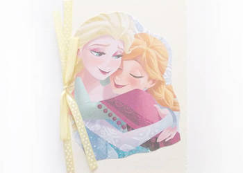 kartka frozen, kraina lodu kartka, elsa kartka, bajkowe kartki dla dzieci