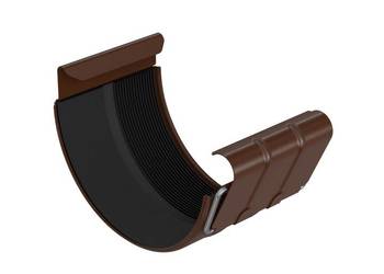 Bryza stal złączka rynny 125 mm brązowy ral 8017