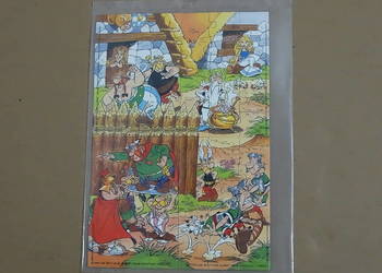 Retro Obrazek Puzzle Asterix i Obelix 1999 Vintage Kolekcjonerski
