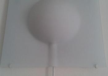lampa ścienna kinkiet wisząca biała IKEA - stelaż