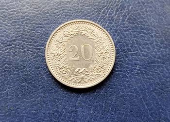 Stare monety 20 rappen 1994 Szwajcaria