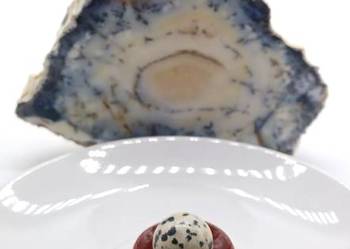 Wyrób biżuterii jaspis dalmatyński kula 17 kolekcja dekoracja #27