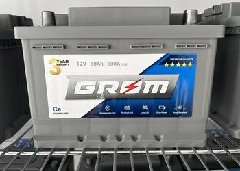 Akumulator 60Ah GROM 600A