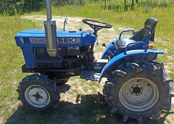 Iseki TX1410 z glebozgryzaką,oraz  pług, brony, i belka z hakiem