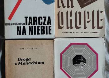 Okazja 4 książki Droga z Monachium, Człowiek stamtąd, Tarcza na niebie...