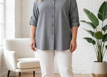 Koszula damska Red Lion w paski plus size biust 138 cm