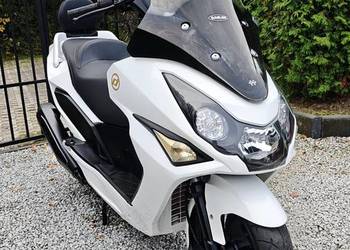 Skuter Daelim S300 2016r 11 tys.km Wtrysk LED Biała perła Keyless