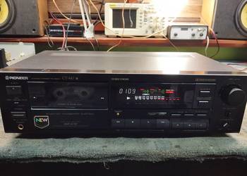Magnetofon kasetowy stereo HiFi Pioneer CT-447 Metal HX-PRO sprawny