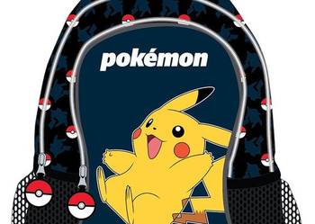 Duży Plecak Szkolny Pokemon Pikachu 40cm.