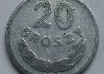 POLSKA-20 GROSZY-1949 r bz, ALUMINIUM