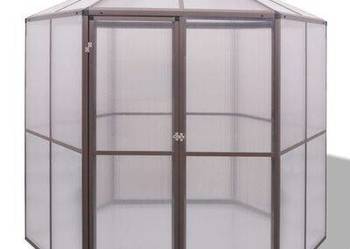 vidaXL Szklarnia, aluminium, 240 x 211 x 232 cm(sku48836)