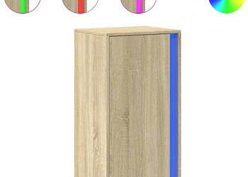 Szafka z LED dąb sonoma 425x34x85cm materiał drewnopochodny WM-852140