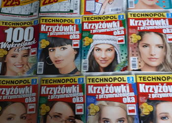Zestaw Krzyżówek Technopol i inne 12 numerów.