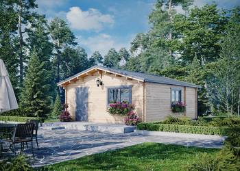 DREWNIANY DOMEK LETNISKOWY TOKIO 48 M2