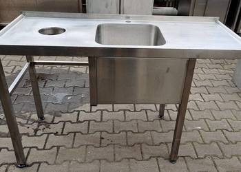 ZLEW 1 KOMOROWY Z OTWOREM NA ODPADY - 140/55/85 CM - M.N.